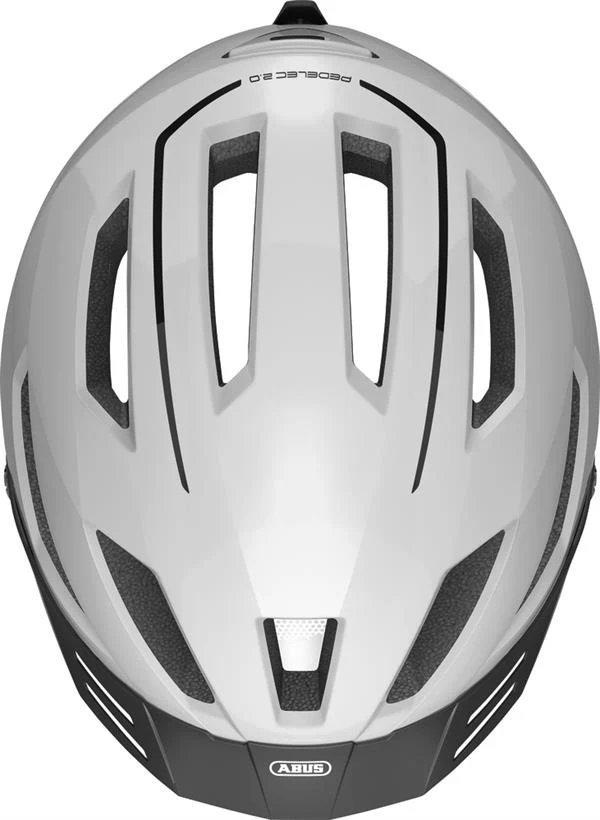 Abus Pedelec 2.0 Pearl White mit LED Rücklicht - Image 4