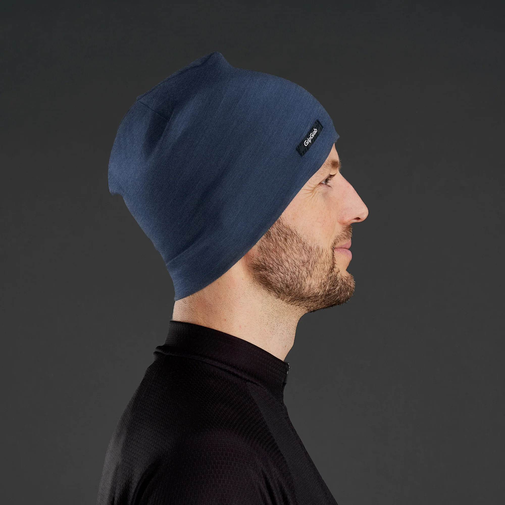 Gripgrab Merino Polyfiber Lightweigt Beanie blå hue - Image 2