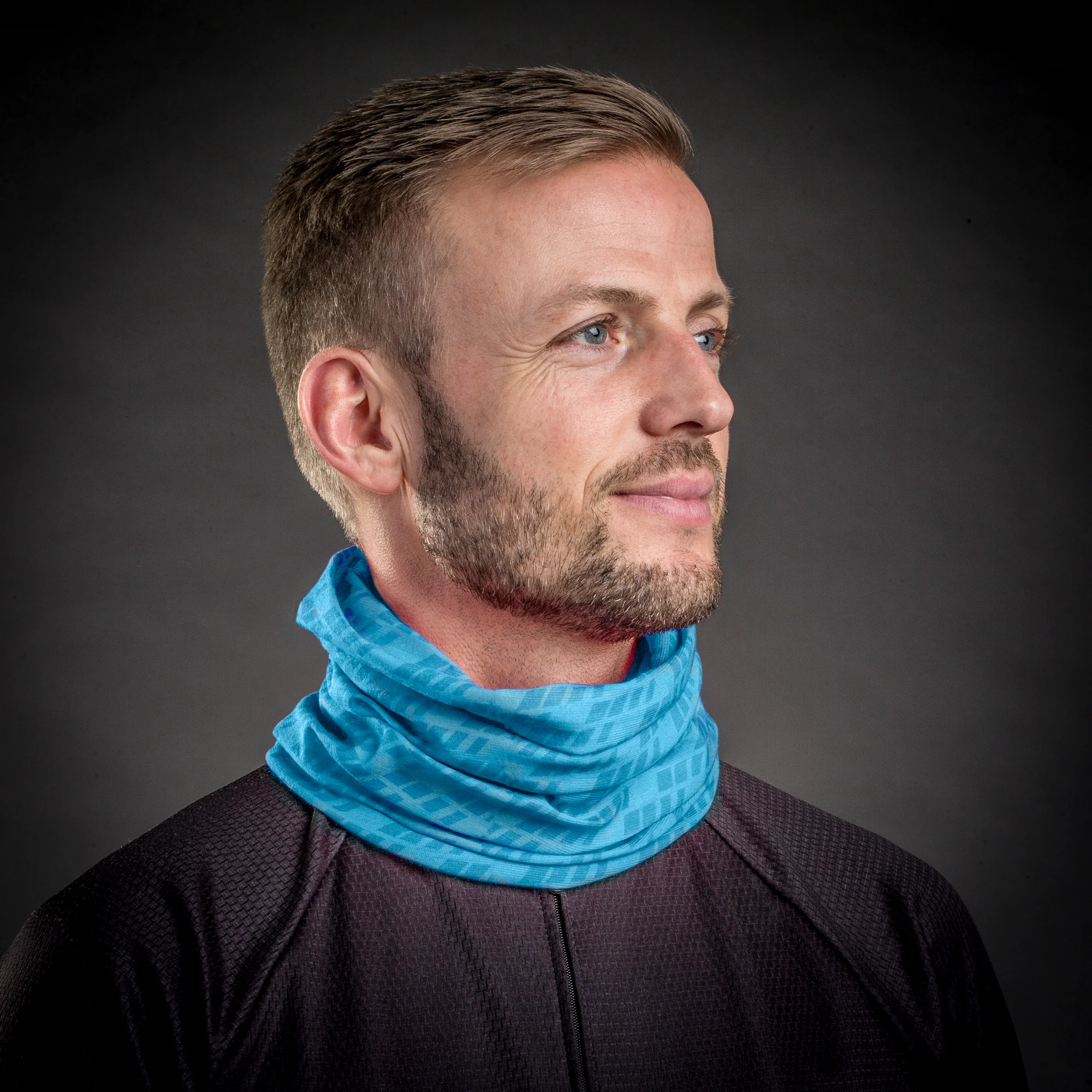 GripGrab Multifunctional Neckwarmer Blue Onesize - Image 2
